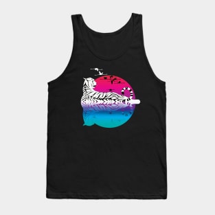 White tiger Tank Top